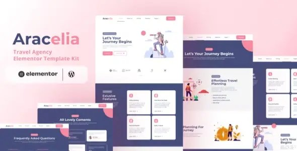 Aracelia – Travel Agency Elementor Template Kit